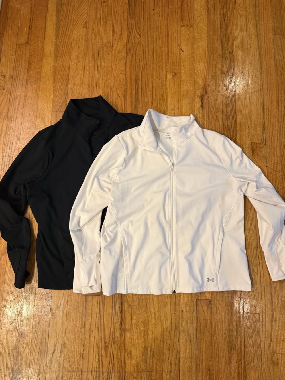 Under Armour women’s Zip-Front Jacket set - White and Black